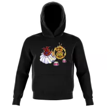 Pegasus Seiya Kinder Kapuzenpullover “Pegasus Seiya, Aiolia des Löwen und der Pope” – Parodie auf Saint Seiya