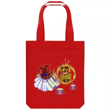 Borsa Tote Bag in cotone organico Parodie di Manga