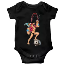 Korte mouwen Babyromper Manga-parodieën