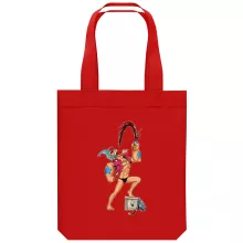 Borsa Tote Bag in cotone organico Parodie di Manga