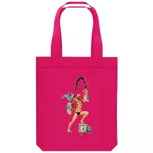 Borsa Tote Bag in cotone organico Parodie di Manga
