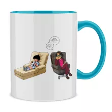 Mug Olivier Atone « Son meilleur ami...!? » – Parodie Olive et Tom - Captain Tsubasa
