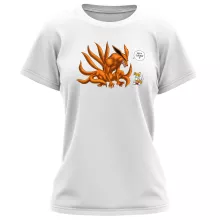 T-shirt Femme Kyubi « Petit joueur ! » – Parodie Naruto