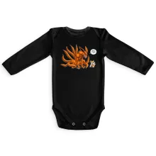 Body bébé manches longues Kyubi « Petit joueur ! » – Parodie Naruto