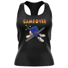 Camisola de alças Mulher “Sonic the Hedgehog” – Sonic de parodia