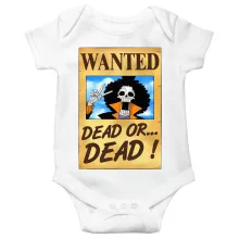 Brook Wanted Baby Bodysuit – One Piece parody