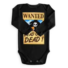 Brook Wanted Long sleeve Baby Bodysuit – One Piece parody