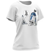 R2-D2 Damen T-shirt – Parodie auf Star Wars
