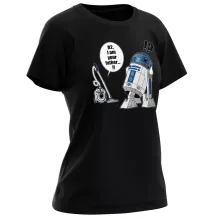 R2-D2 Damen T-shirt – Parodie auf Star Wars