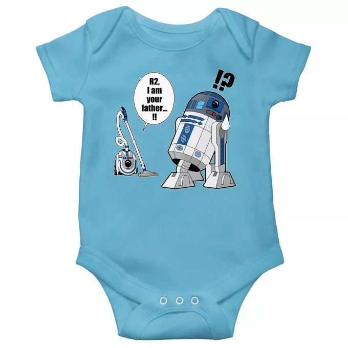 Body per bambini a maniche corte (bimbo) Paoridia Star Wars R2-D2