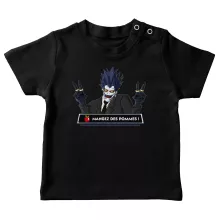 T-shirt bébé Ryuk « Mangez des Pommes ! » – Parodie Death Note