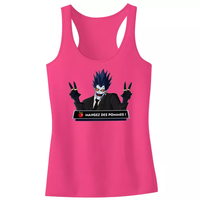 Débardeur Enfant Fille Parodie Death Note Mangez des Pommes ! - Ryuk le shinigami