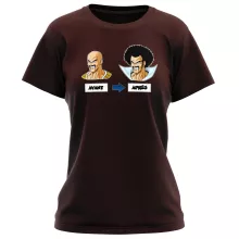 T-shirt Femme Nappa « Avant - Après » – Parodie Dragon Ball Z