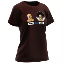 T-shirt Femme Nappa « Avant - Après » – Parodie Dragon Ball Z