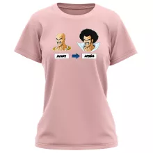 T-shirt Femme Nappa « Avant - Après » – Parodie Dragon Ball Z