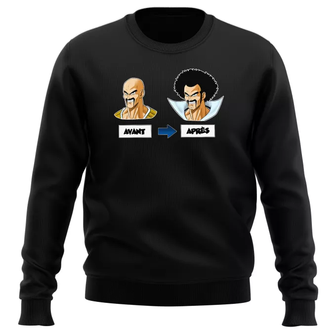 Pulls Parodie Dragon Ball Z - DBZ Avant - Après - Nappa, Hercule Satan