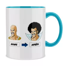 Mug Nappa « Avant - Après » – Parodie Dragon Ball Z