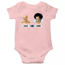 Body bébé (Filles) Nappa « Avant - Après » – Parodie Dragon Ball Z