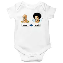 Body bébé Nappa « Avant - Après » – Parodie Dragon Ball Z
