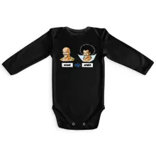 Body bébé manches longues Nappa « Avant - Après » – Parodie Dragon Ball Z