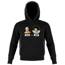 Sweat à capuche Enfant Nappa « Avant - Après » – Parodie Dragon Ball Z
