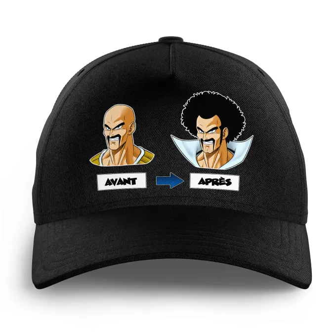 Casquettes Enfants Parodie Dragon Ball Z - DBZ Avant - Après - Nappa, Hercule Satan