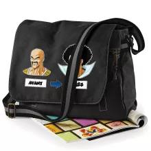 Sac à bandoulière Nappa « Avant - Après » – Parodie Dragon Ball Z