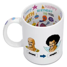 Mug Nappa « Avant - Après » – Parodie Dragon Ball Z