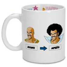 Mug Nappa « Avant - Après » – Parodie Dragon Ball Z