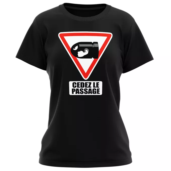 T-shirts Femmes Parodie Mario Kart Cédez le passage ! - Bill Ball