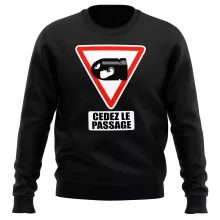 Pull Bill Ball « Cédez le passage ! » – Parodie Mario Kart