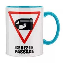 Mug Bill Ball « Cédez le passage ! » – Parodie Mario Kart