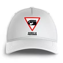Casquette Enfant Bill Ball « Cédez le passage ! » – Parodie Mario Kart