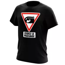 T-shirt Bill Ball « Cédez le passage ! » – Parodie Mario Kart