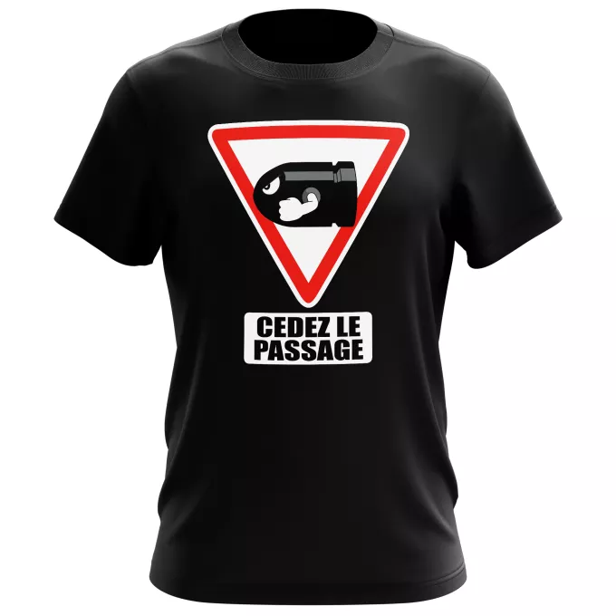 T-shirts Hommes Parodie Mario Kart Cédez le passage ! - Bill Ball