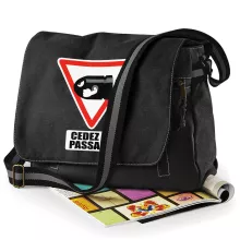 Sac à bandoulière Bill Ball « Cédez le passage ! » – Parodie Mario Kart