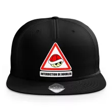 Casquette La carapace rouge « Interdiction de doubler ! » – Parodie Mario Kart