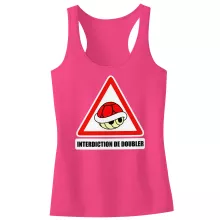 Débardeur Enfant Fille La carapace rouge « Interdiction de doubler ! » – Parodie Mario Kart