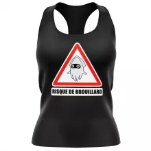 Débardeur Femme Poulba « Risque de Brouillard ! » – Parodie Mario Kart