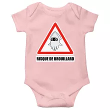 Body bébé (Filles) Poulba « Risque de Brouillard ! » – Parodie Mario Kart