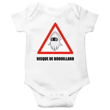 Body bébé Poulba « Risque de Brouillard ! » – Parodie Mario Kart