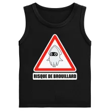 Débardeurs Enfants Poulba « Risque de Brouillard ! » – Parodie Mario Kart