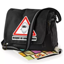Sac à bandoulière Poulba « Risque de Brouillard ! » – Parodie Mario Kart