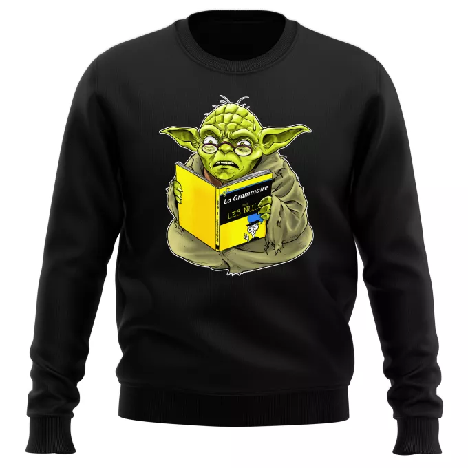 Pulls Parodie Star Wars En grammaire, un zéro, il est... :) - Yoda