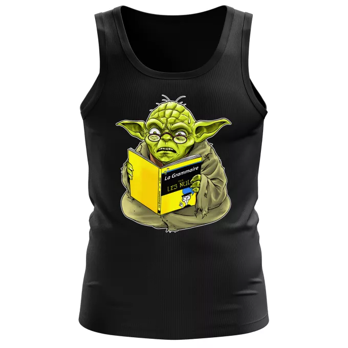 Débardeurs Hommes Parodie Star Wars En grammaire, un zéro, il est... :) - Yoda