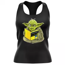 Débardeur Femme Yoda « En grammaire, un zéro, il est... » – Parodie Star Wars