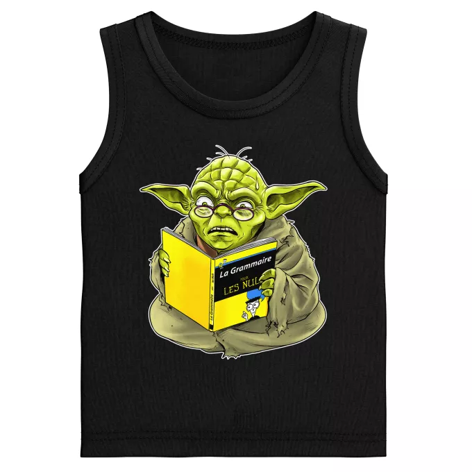 Débardeurs Enfants Garçons Parodie Star Wars En grammaire, un zéro, il est... :) - Yoda