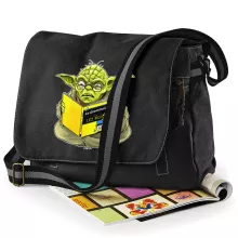 Sac à bandoulière Yoda « En grammaire, un zéro, il est... » – Parodie Star Wars
