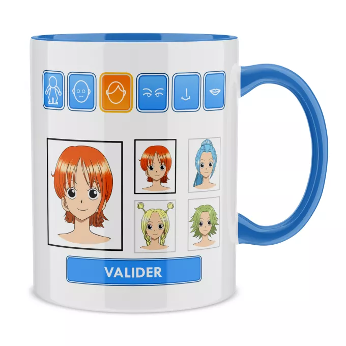 Mugs Parodie One Piece Générateur de personnages :) - Nami, Vivi