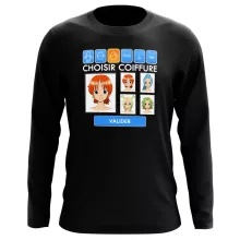 T-Shirt à manches longues Nami « Générateur de personnages » – Parodie One Piece